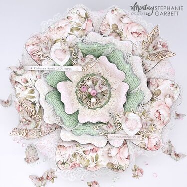 Flower decor with "Peony garden" collection by Stephanie Garbett