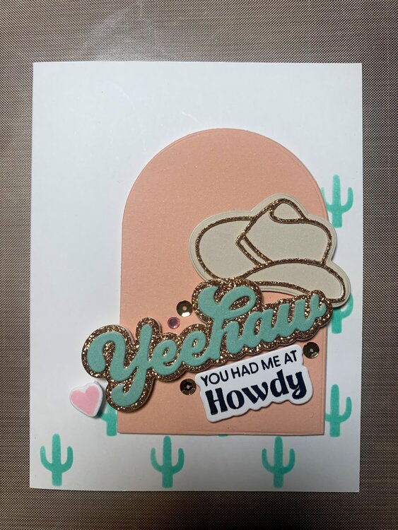 Yeehaw card by Carissa Wiley