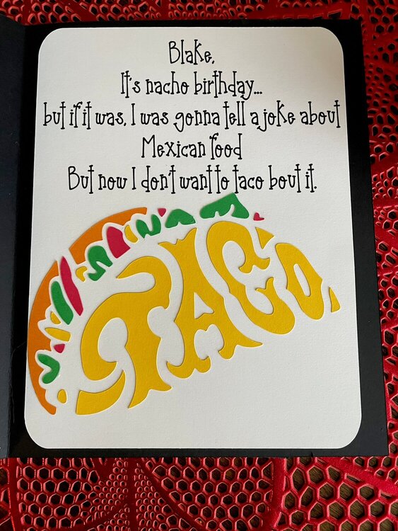Happy Birthday - Mexican Theme