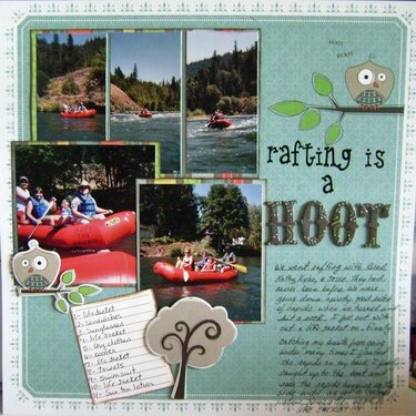 Rafting is a hoot
