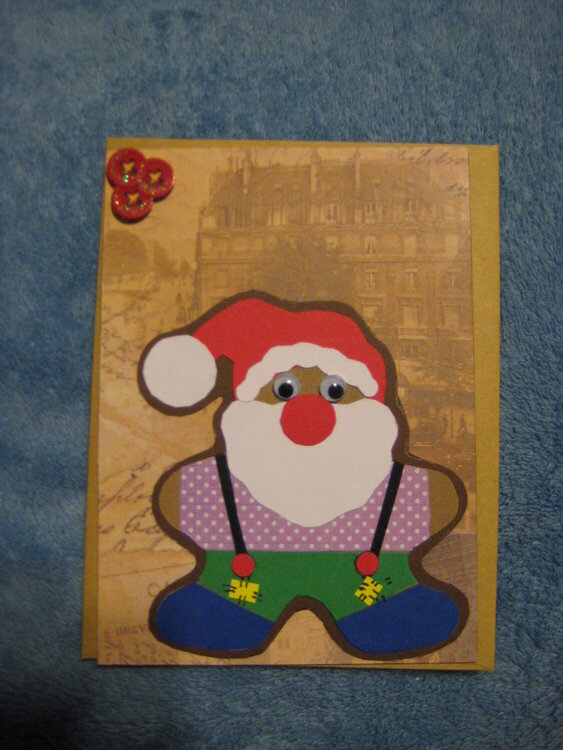 Silly Santa Card - Mr. Clown
