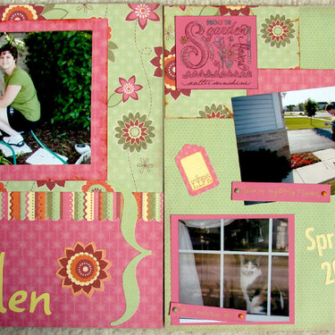 Close to My Heart Papers Garden Layout
