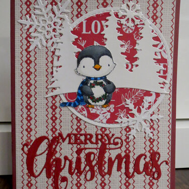 Penguin Christmas Card 1