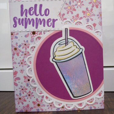 Hello summer drink 1 (purple)