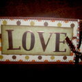 Love - Spotted Wedding Card