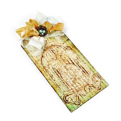 Embossed Birdcage Tag by Beth Reames