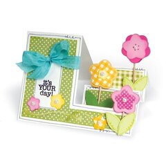 It's Your Day Flower Step-Ups Card by Deena Ziegler