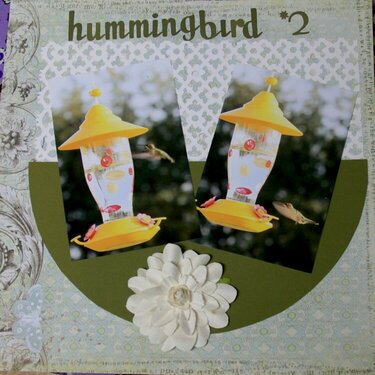 Hummingbird #2 - Swirlydoos August Kit