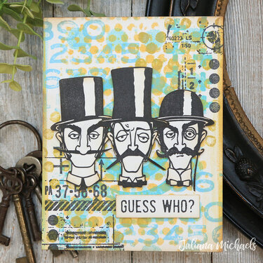 Guess Who Card | Tim Holtz Inquisitive