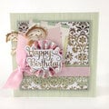 Glamorous Glitter + Perfect Pastels Birthday Card