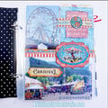 Iron County Fair 6x8 Scrapbooking Layout Featuring Papers and Stickers by Graphic 45