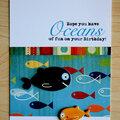 Oceans Birthday Card (Cosmo Snorkel)