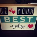 Heidi Swapp Lightbox "be your best today"