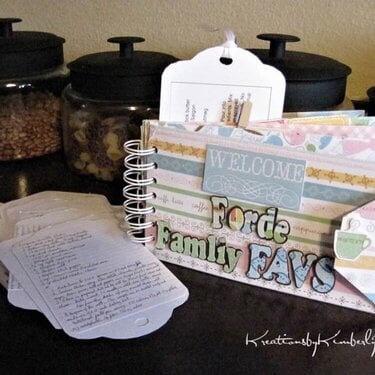 ::Forde Family Favs-a Recipe Book by KimberlyRae::DCWV