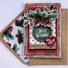 Joys of the Season Christmas Card - Kaisercraft