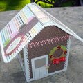 Gingerbread House Box with Album Roof