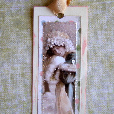 Victorian girl tag