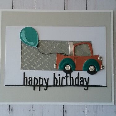 Truck Birthday Card