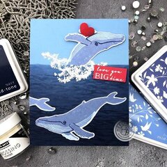 Love You Big Time Whale Card