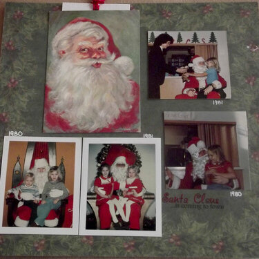 Santa Pictures Layout Page 2