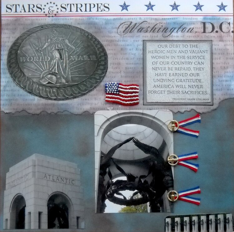 WWII Memorial - Washington DC Layout Page 1