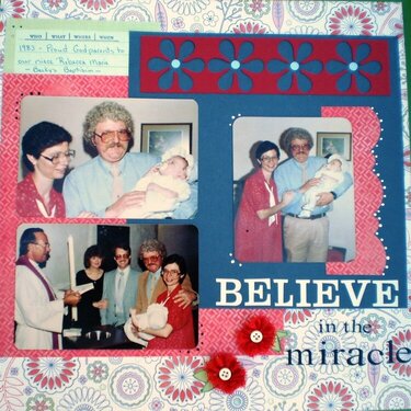 believe in the miracle