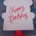 Inside of Birthday Cake Card