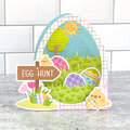 Hippity Hoppity Egg Hunt Box Card