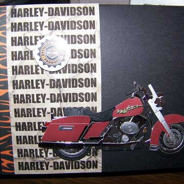 Musical Motorcycle Card