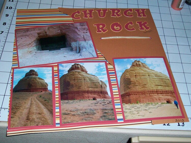 Church rock in Utah