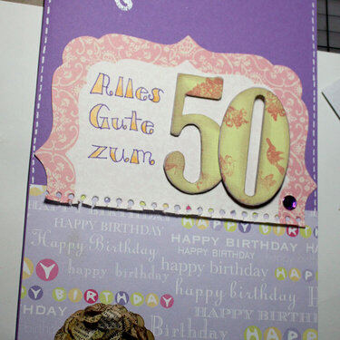 50th birthday card (large)