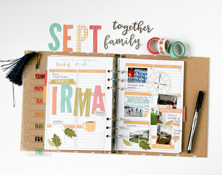 September Planner Pages by Wendy Antenucci