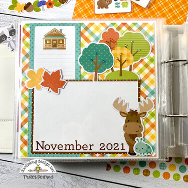 Fall November Scrapbook Pages