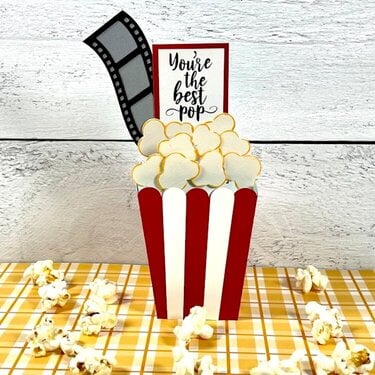 Popcorn Box Pop-up Card