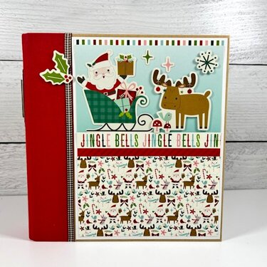 Jingle Bells Christmas Scrapbook Album