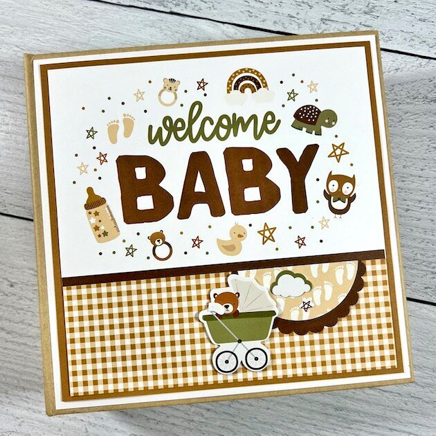 Welcome Baby Scrapbook Mini Album