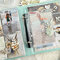 Shabby Chic Pocket Page Album with Mixed Media Touches