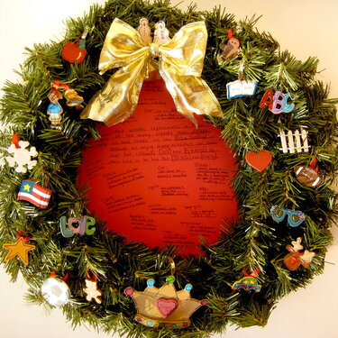 Price Wreath Red