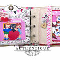 Authentique Love Notes Itty Bitty Valentine Mini Album