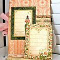 Hello Beautiful Card with Pocket and Inserts with Graphic 45 Portrait of a Lady