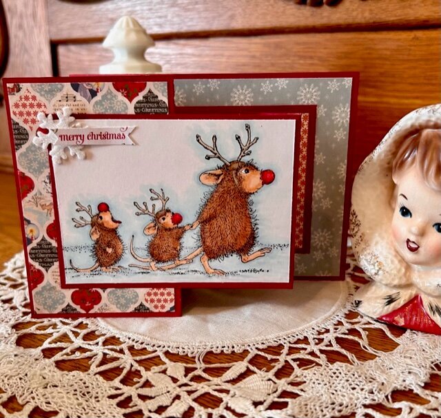 House Mouse Reindeer Mice Cards