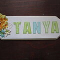 TANYA Name Plaque