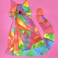 Iris folded 'Rainbow kitty'