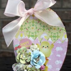 Paper Mache Easter Egg by Debbie Sherman