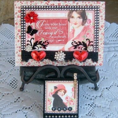 " Card for Toni Burk for RB Valentine Loaded Tag Swap "