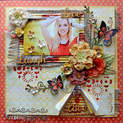 Live, Laugh, Love **Scraps Of Darkness** July Kit~Gypsy Summer