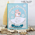 Snowgirl Christmas Card