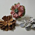 3-D "Prima" Inspired hand made flowers (swap)