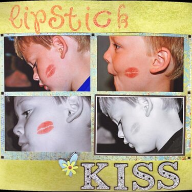 lipstick kiss (right side)