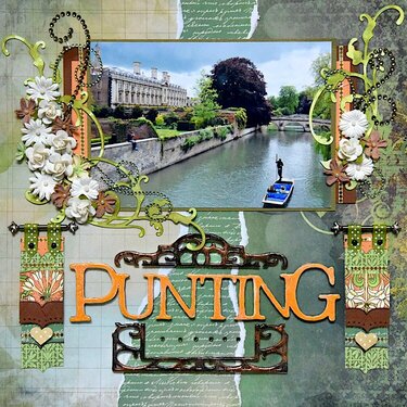 Punting - Cambridge, England - RIGHT SIDE